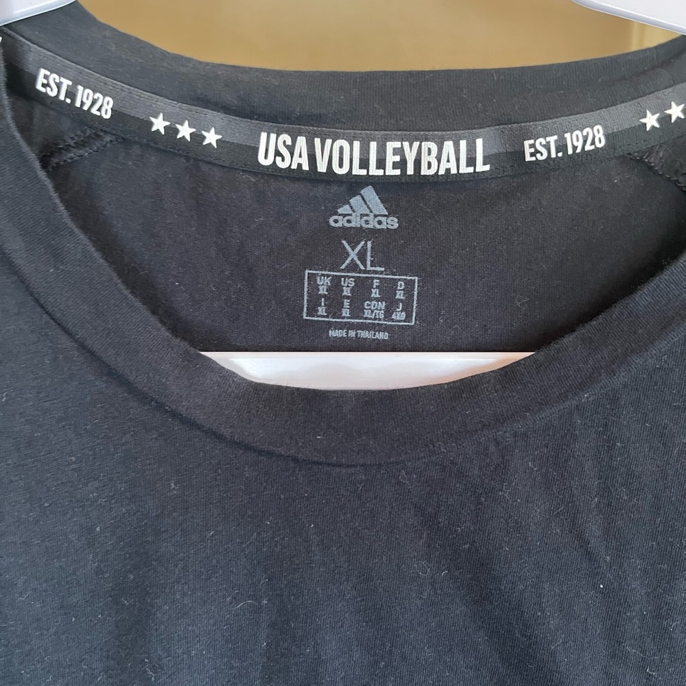 Adidas Black Short Sleeve Tee Performance Shirt